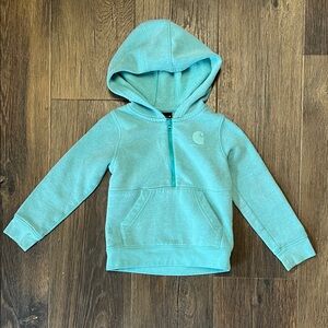 Carhartt Kids 3T Teal Pullover Hoodie